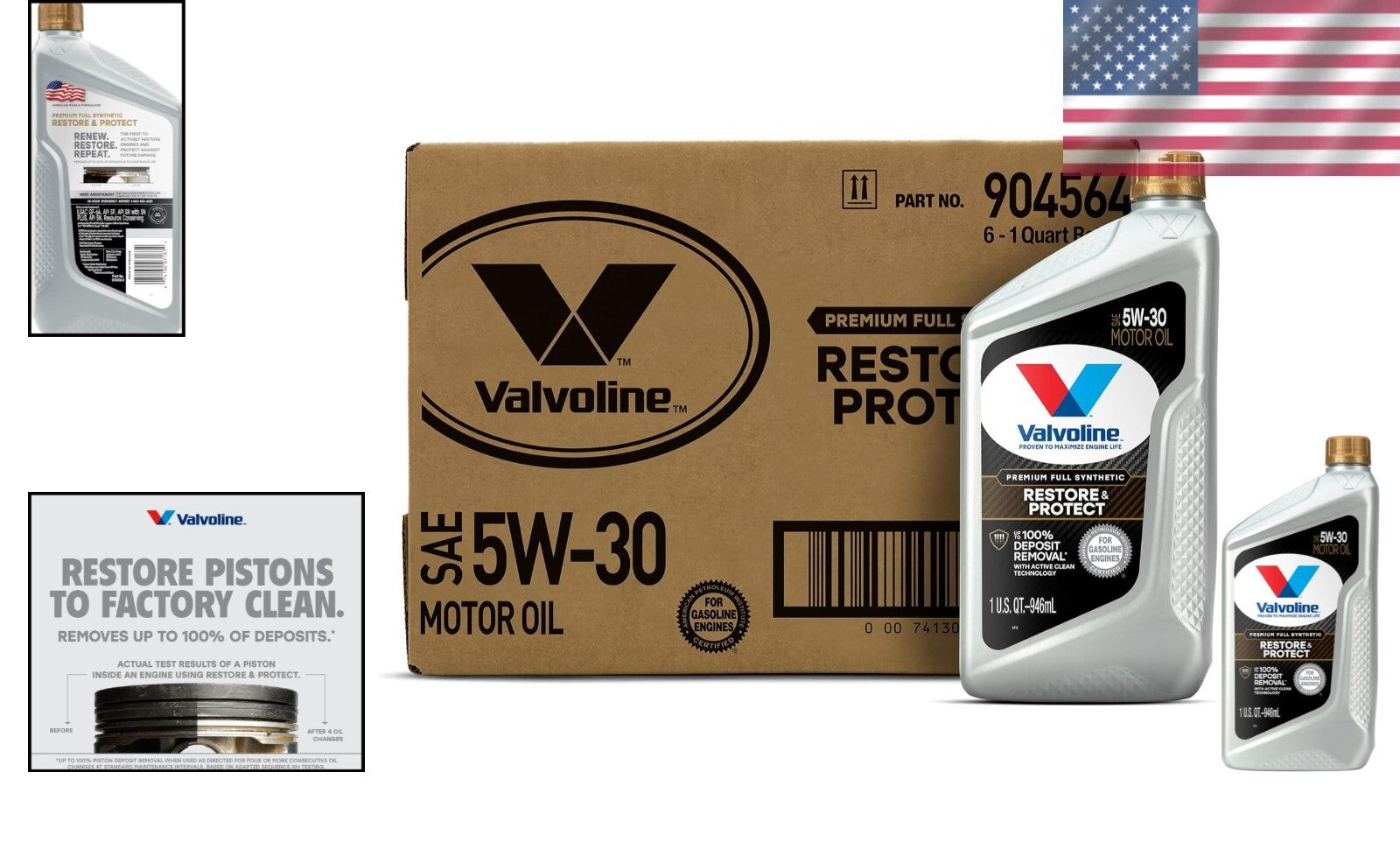 Full Synthetic 5W-30 Oil - Advanced Protection for New and High-Mileage Vehicles