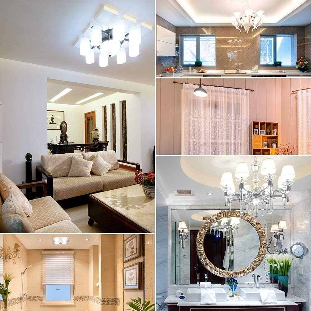 Bright 1600 Lumen Daylight LED Bulbs, 20,000 Hours Lifetime, E26 Base – 12 Pack