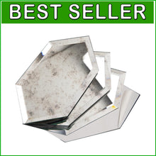 Load image into Gallery viewer, Vintage Light Antique Hexagon Mirror Tile Backsplash - Easy to Apply &amp; Beautiful