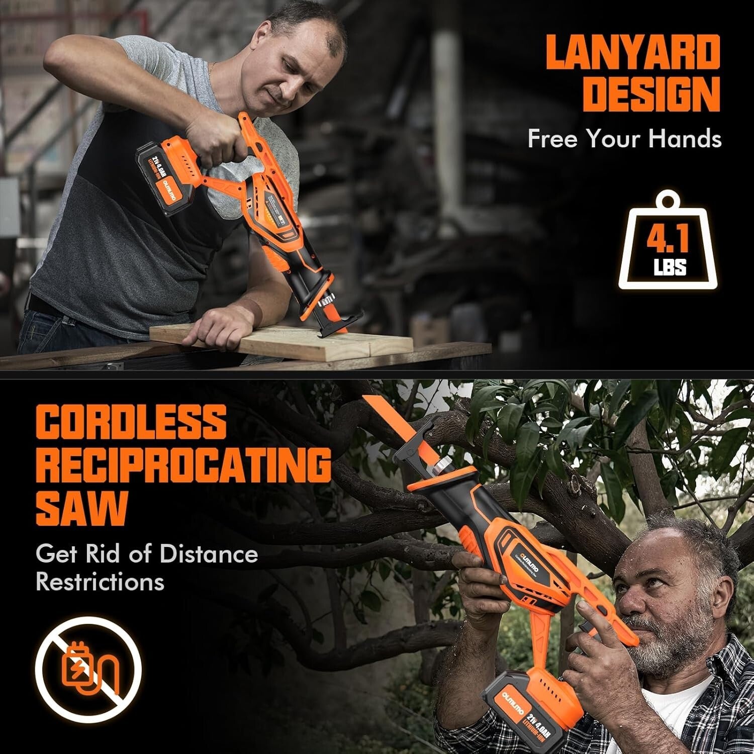 Effortless Cutting with Cordless Brushless Saw: Includes 8 Blades & Fast Charger