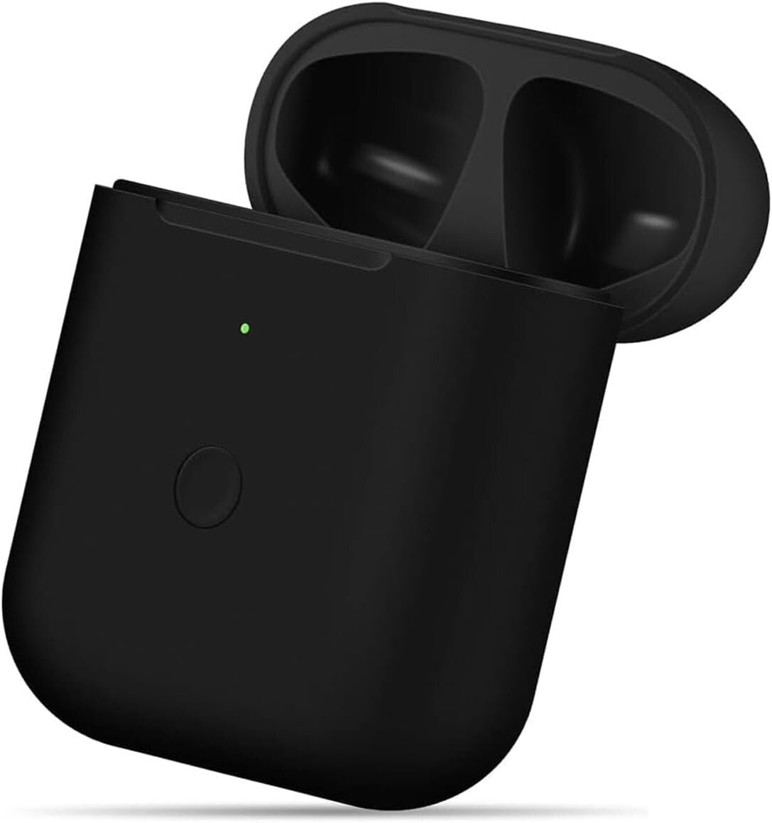 Durable Hard-Shell Wireless Charging Case for AirPods 1 & 2 with Sync Button