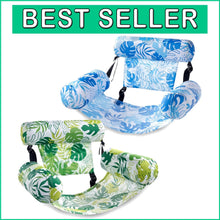 Load image into Gallery viewer, Large Adjustable Inflatable Pool Chairs with Buoyant Support - 220 lbs Capacity