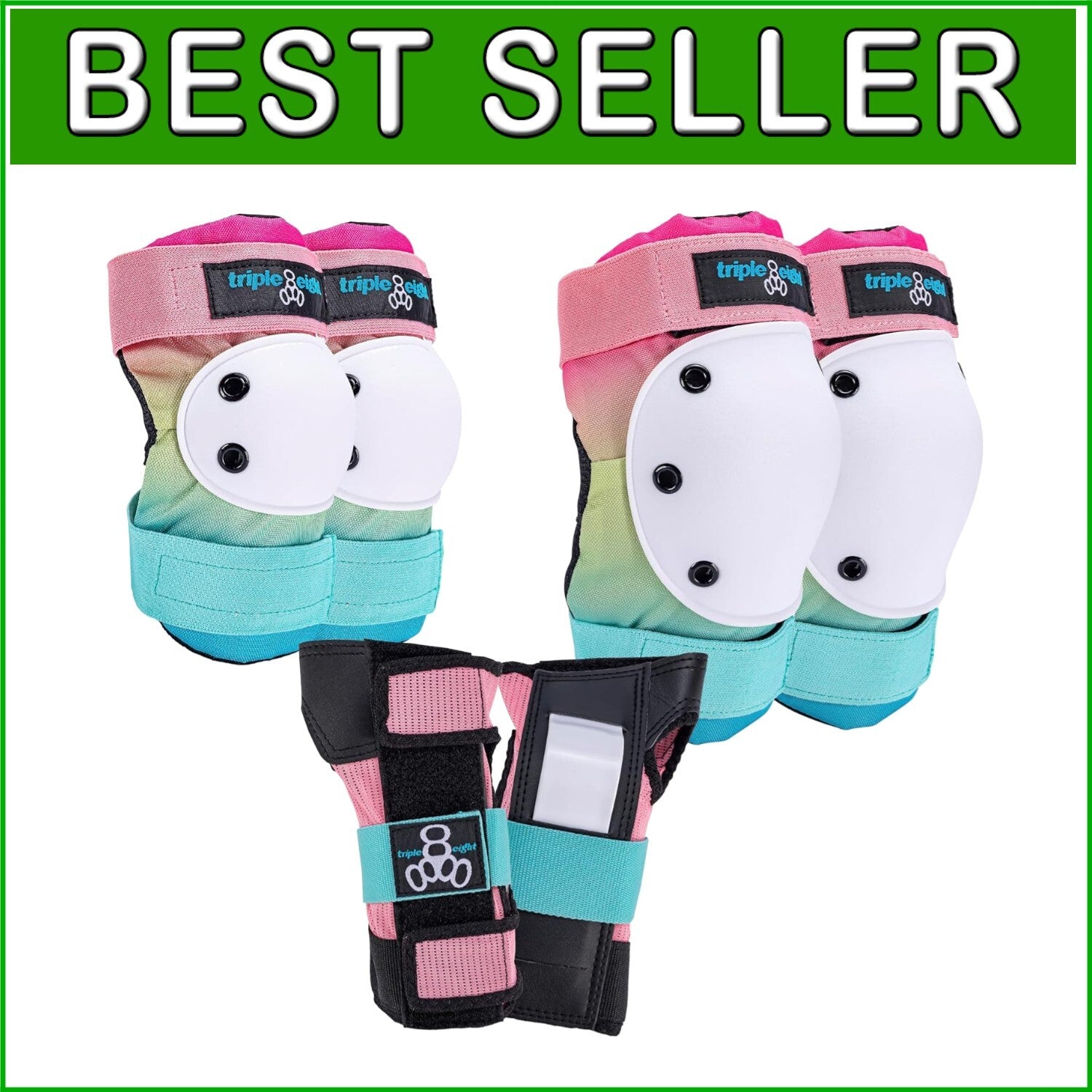All-in-One Multi-Sport Protection Pads Set - Ideal for Skate & Cycle Activities