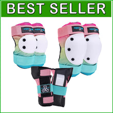 Load image into Gallery viewer, All-in-One Multi-Sport Protection Pads Set - Ideal for Skate &amp; Cycle Activities