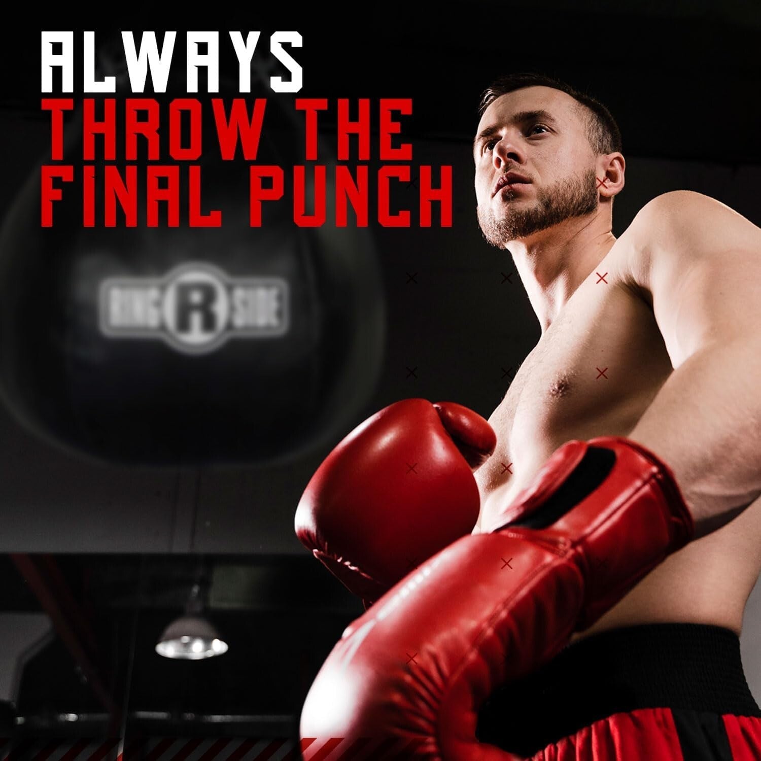 Enhanced Boxing & MMA Heavy Bag - Military-Grade Leather, 65lbs, Chain Included