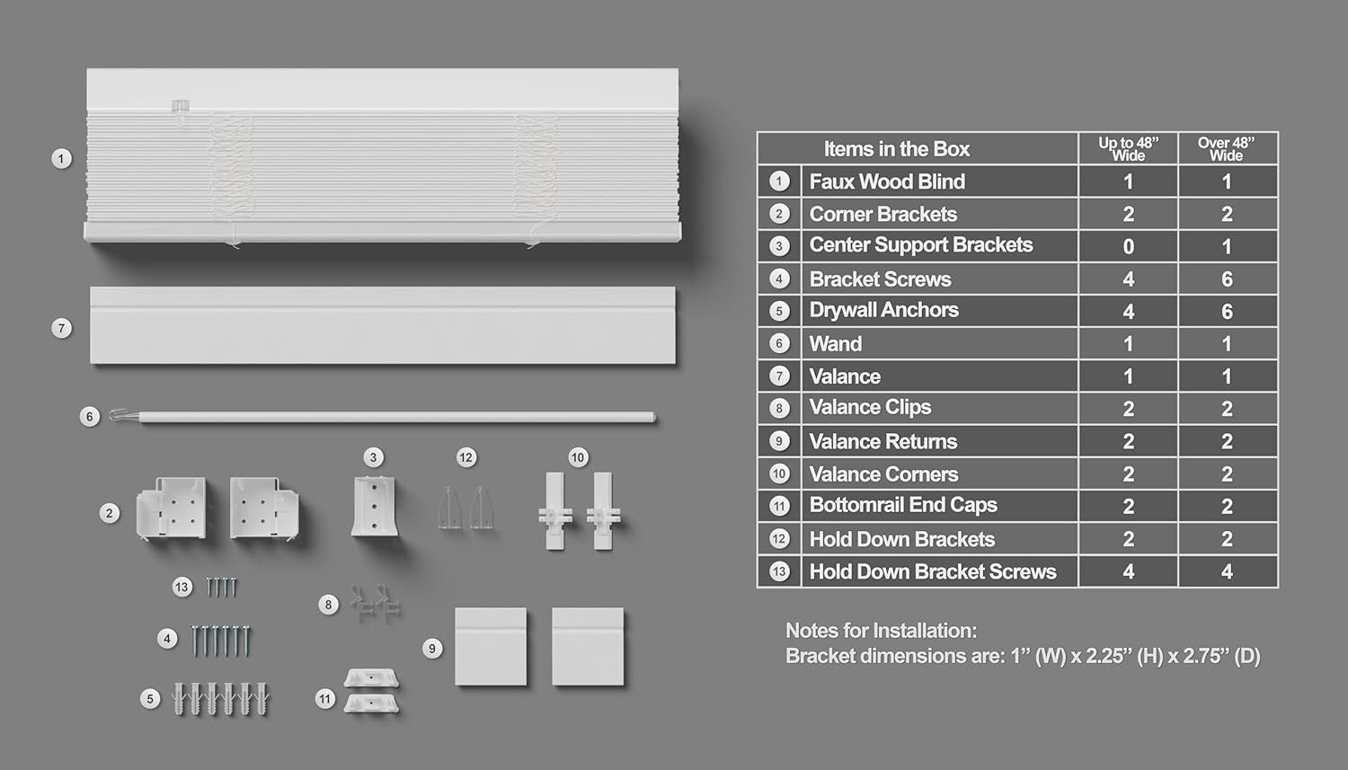Versatile 2" Faux Wood Blinds - Custom Sizes & Easy Installation for Every Room
