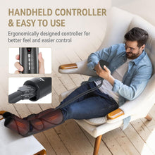 Load image into Gallery viewer, Heated Leg and Foot Massager - Air Compression for Circulation &amp; Pain Relief