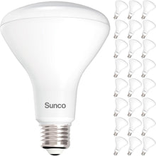 Load image into Gallery viewer, Long Life 11W Dimmable BR30 Indoor Flood Light Bulbs - 850 Lumens, 24 Pack