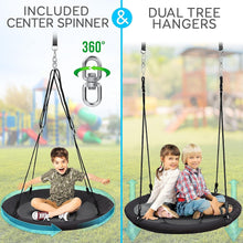 Load image into Gallery viewer, Comfortable 700 lbs Capacity Saucer Swing with Hang Kit - Ultimate Playtime
