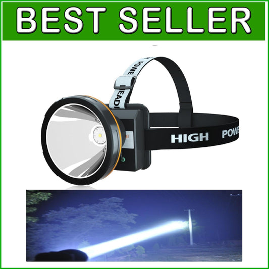 Super Bright 5000 Lumen Rechargeable LED Headlamp - Ideal for Outdoor Adventures