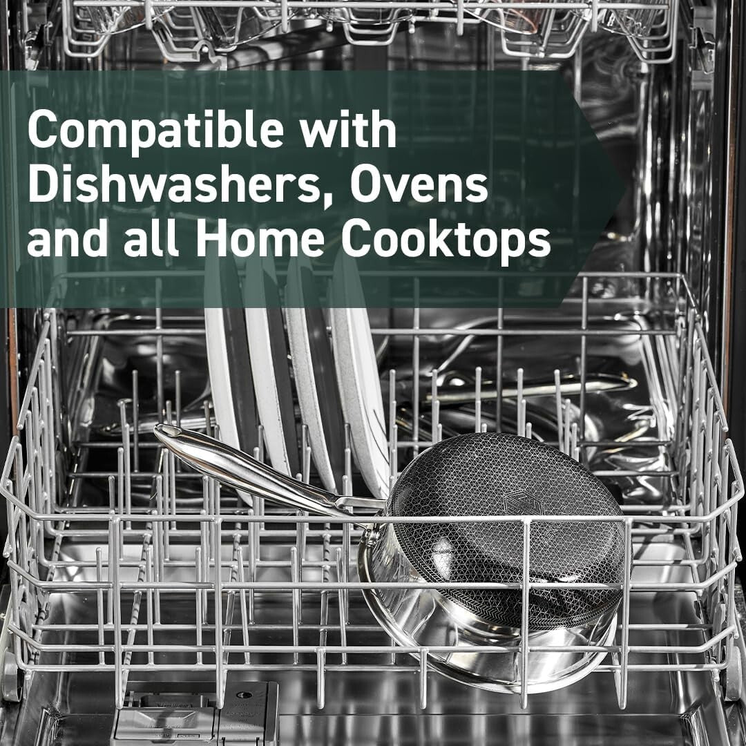 Elegant 1-Quart Nonstick Saucepan with Tempered Lid - Ideal for Small Servings