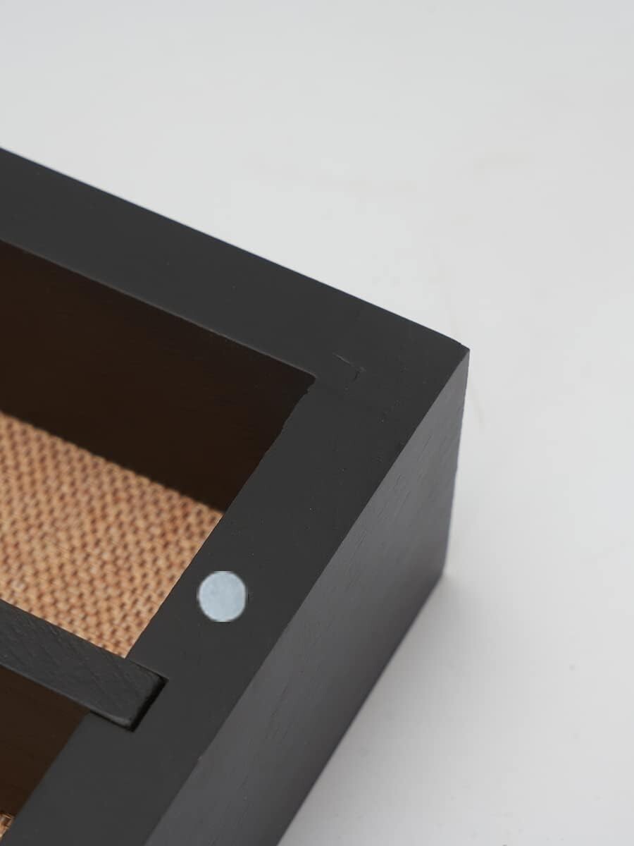 Elegant Extra Large Shadow Box with Adjustable Shelves for Collectibles Display