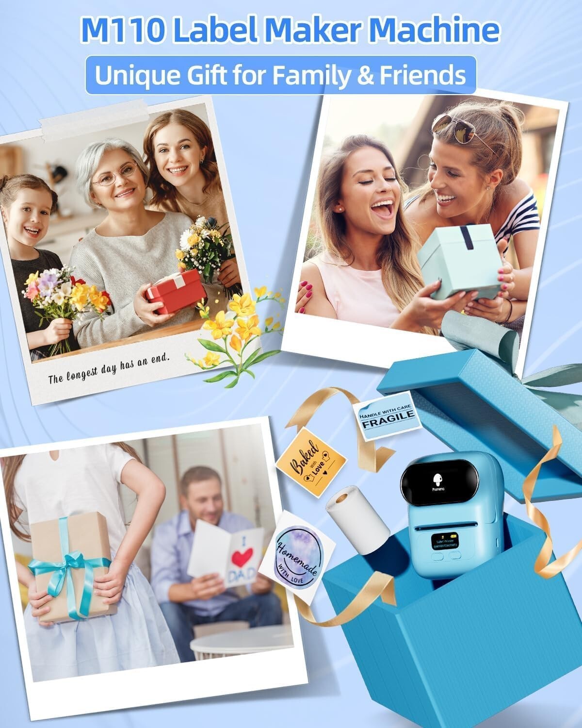 Bluetooth Thermal Label Printer & Portable Label Maker for Small Businesses