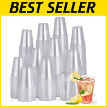 Load image into Gallery viewer, Transparent 420 Count Disposable Plastic Party Cups for Drinks - Casual Style