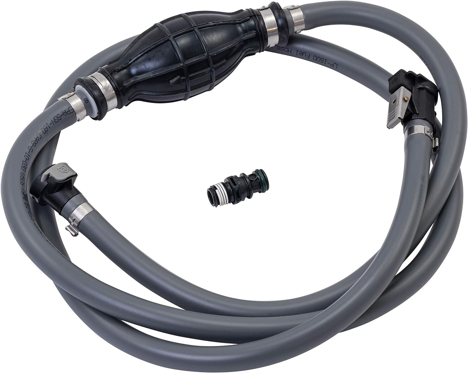 6-Foot Marine Boat Fuel Line Kit with Sprayless Connector – Mercury Compatible