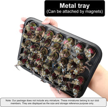 Load image into Gallery viewer, Premium Miniatures Transport Case – Adjustable Magnetic Trays for Organization