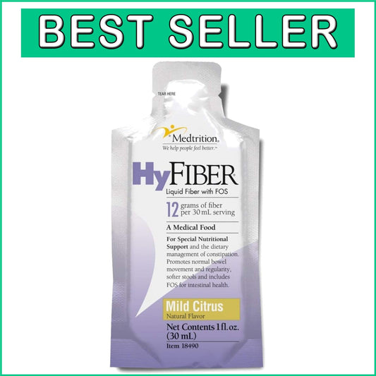 12g Gentle Liquid Fiber for Regularity - 25 oz Daily Drink, Mild Citrus Flavor