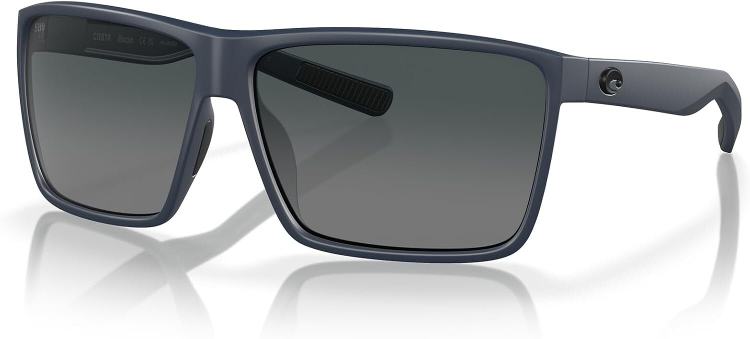 Rincon Rectangular Polarized Sunglasses for Men - Ideal for Oval-Round Faces