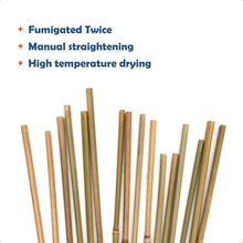 Load image into Gallery viewer, Eco-Friendly 6FT Bamboo Stakes – Ideal Support for Climbing Beans and Vines