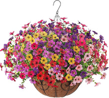 Load image into Gallery viewer, Vibrant Artificial Silk Daisy Flower Basket - Perfect for Indoor &amp; Outdoor Decor