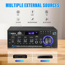 Load image into Gallery viewer, Wireless Home Audio Amplifier, 300W Power with Remote - Perfect for Any Room