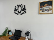 Load image into Gallery viewer, Contemporary Lotus Flower Metal Decor - 18" x 12" - Perfect for Home &amp; Office