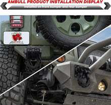 Load image into Gallery viewer, Premium Powder Coated D-Ring Shackle Mounts for Trucks and ATVs (2 Pack)