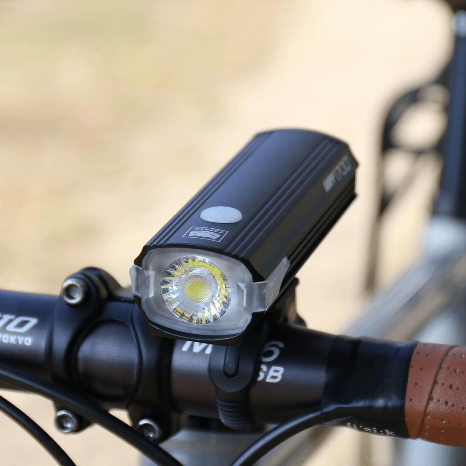 AMPP 1700 Lumen USB Rechargeable Bike Light - Waterproof Headlight for Cyclists