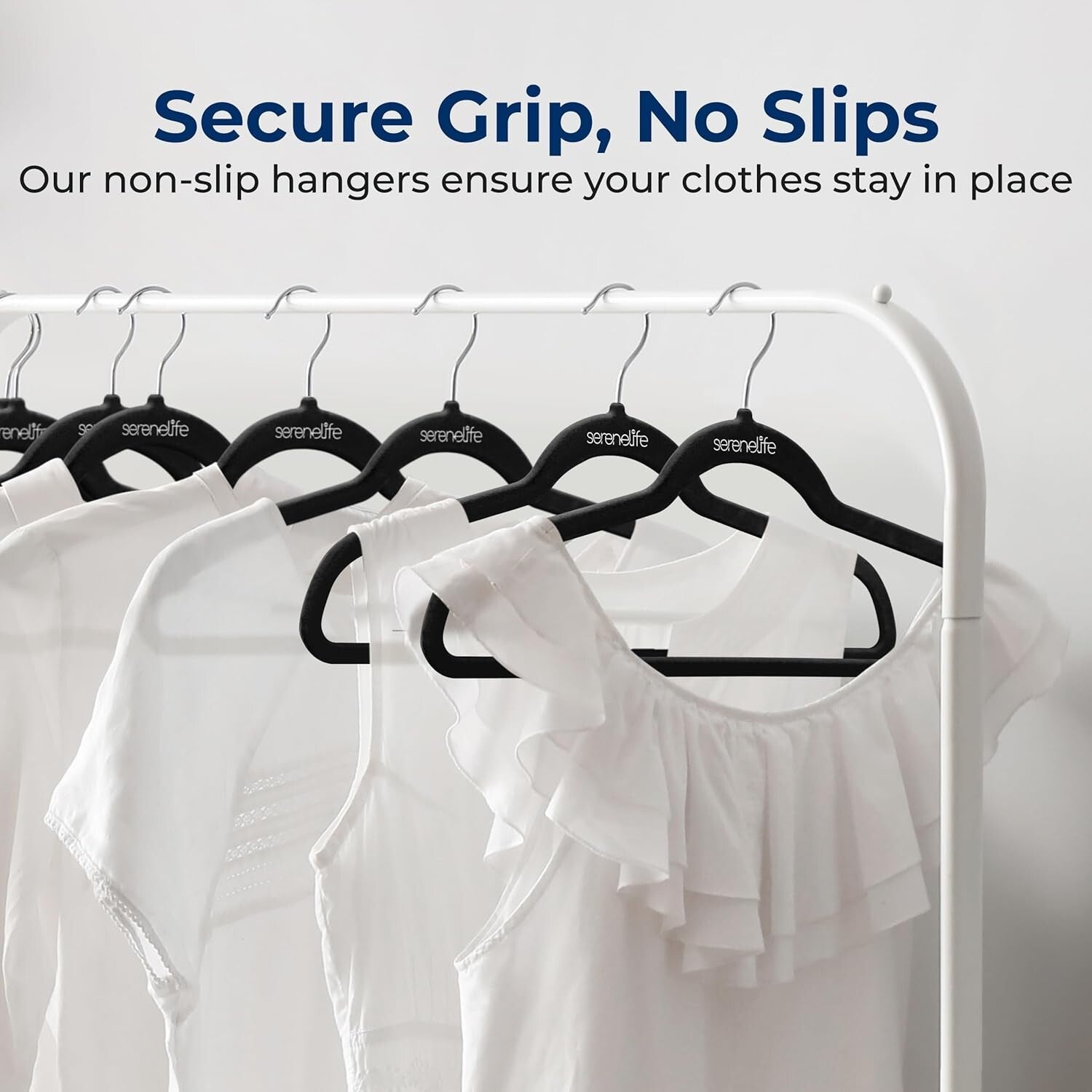Heavy-Duty Ultra-Thin Velvet Hangers - 200 Pack, Ideal for Space-Saving Closets