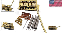 Load image into Gallery viewer, 6-String Tremolo Bridge with Vintage Steel Saddles and Zinc Block - Easy Install