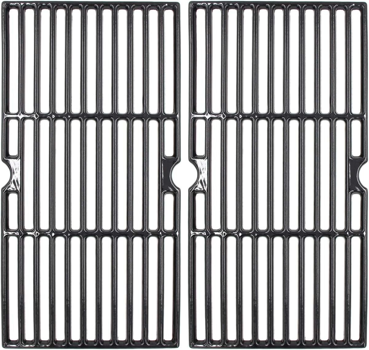 CharBroil 18 1/8'' Porcelain Coated Cast Iron Grill Grates Replacement - 2-Pack