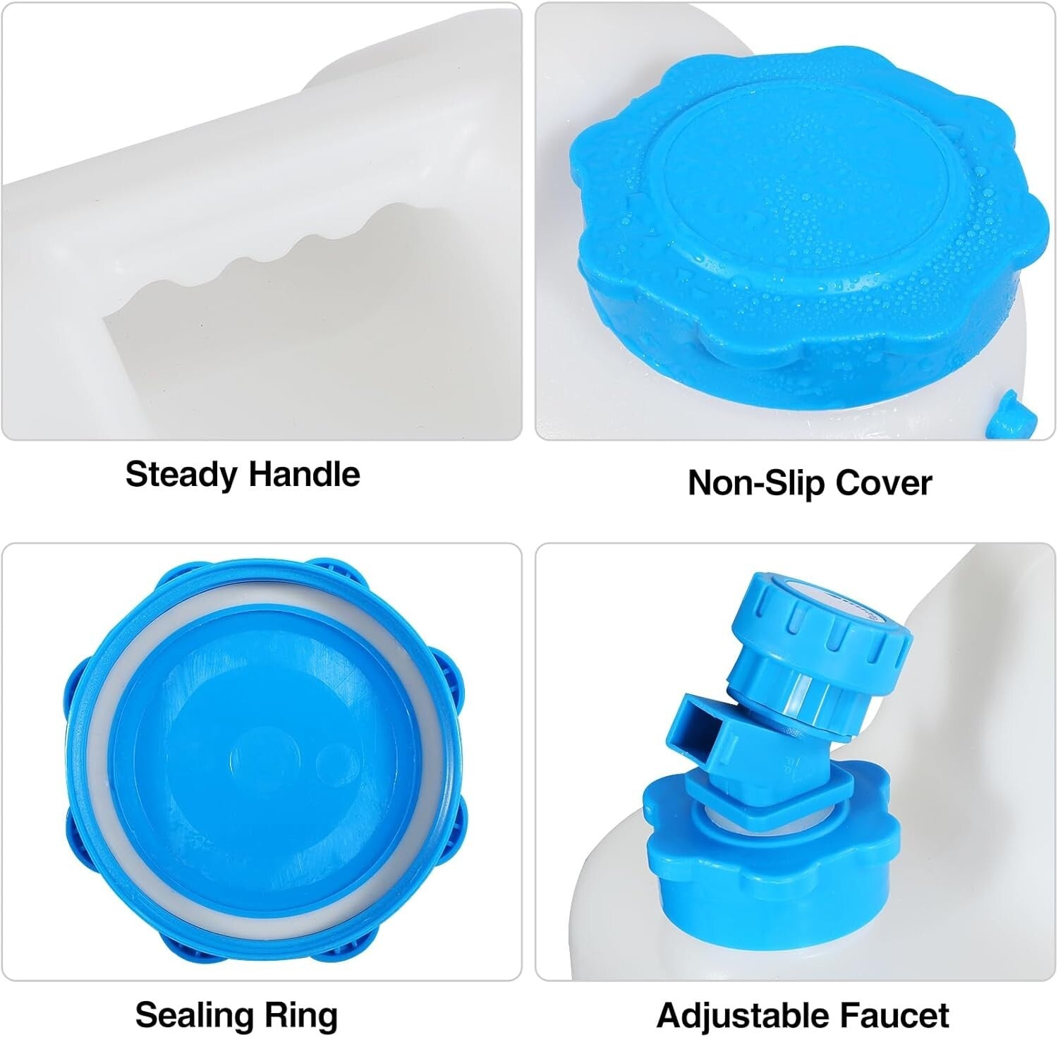 5-Gallon Portable Water Container with Spigot: Perfect for Camping & Emergencies