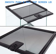 Load image into Gallery viewer, Interactive 8-Gallon Glass Terrarium for Geckos, Frogs, and Spiders - 12x12x12