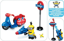 Load image into Gallery viewer, Interactive Mega Bloks Minions Scooter Escape Set - Ideal for Creative Kids