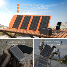 Load image into Gallery viewer, Lightweight 30W Solar Charger with Smart IC - Safe Charging in All Conditions