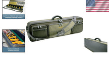 Load image into Gallery viewer, Heavy-Duty Olive Fishing Rod &amp; Gear Bag Case - Holds 4 Rods &amp; 6 Compartments