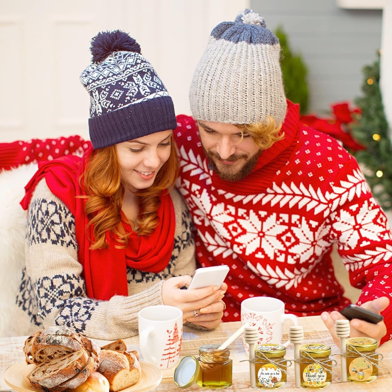 Cute 96 Pack Glass Honey Jars with Accessories – Ideal for Weddings & Birthdays