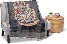 Load image into Gallery viewer, Officially Licensed 48x60 Harry Potter Throw Blanket - Vibrant Hogwarts Tapestry