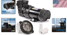 Load image into Gallery viewer, Self-Priming Dual Speed Pool Pump with 1.5” Hose Adapter, 75 GPM Flow Rate