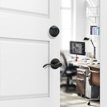 Load image into Gallery viewer, Modern Reversible Entrance Door Handle with Keyed Alike Deadbolt - Easy Install