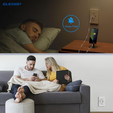 Load image into Gallery viewer, Universal 15 Amp Wall Outlet with Fast USB Charging - White Finish, Easy Install