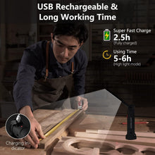 Load image into Gallery viewer, Portable 800 Lumen Work Lights with 5 Brightness Modes - Ultimate DIY Companion