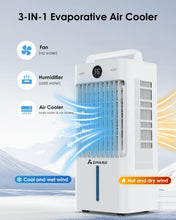 Load image into Gallery viewer, Compact 3-in-1 Air Conditioner with Remote - 60° Oscillation &amp; Energy Efficient