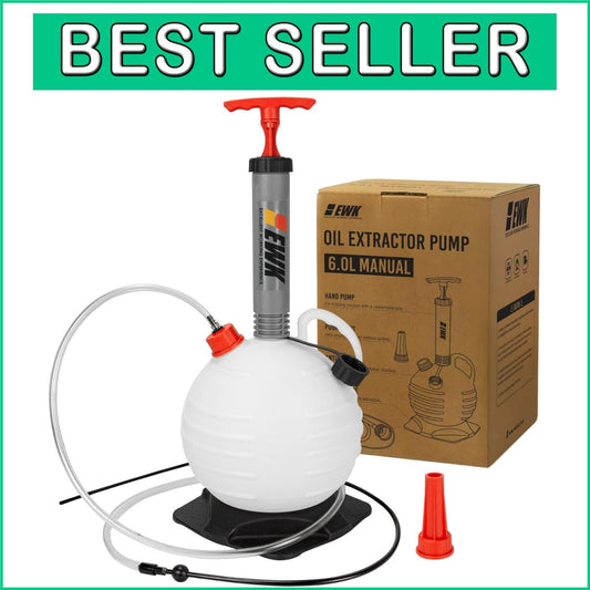 Portable 6L Oil Extractor Pump with Powerful Suction - Ideal for Automotive Use