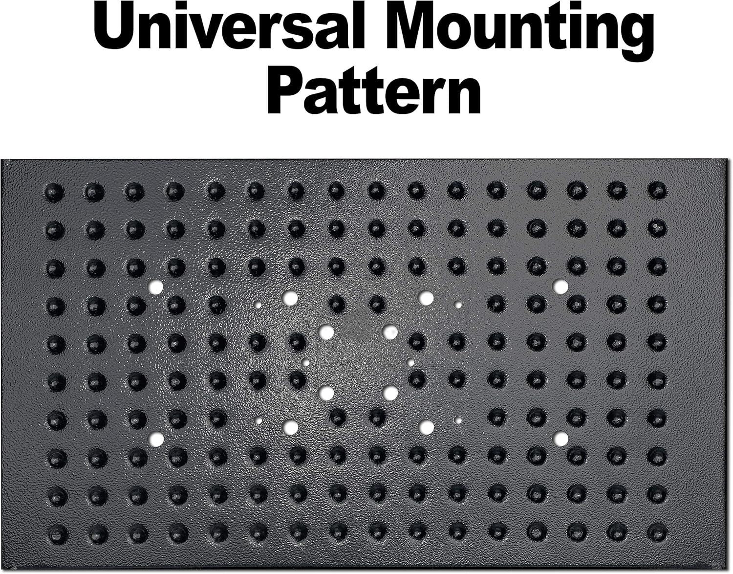 Vandal-Resistant Lockable Mailbox with Baffle Door & Concealed Clip in Black