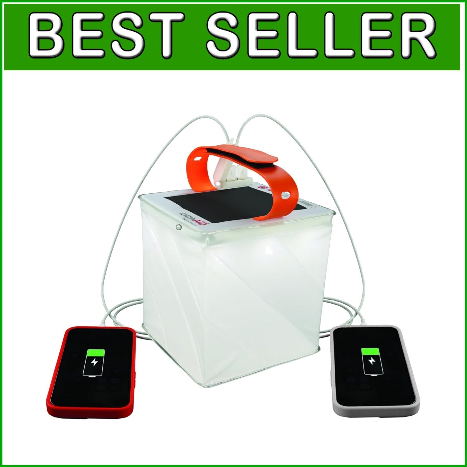 Floating Solar-Powered Lantern: LED Efficiency with Dual USB Charging Options