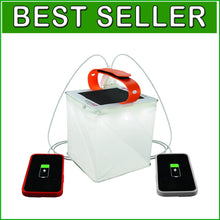 Load image into Gallery viewer, Floating Solar-Powered Lantern: LED Efficiency with Dual USB Charging Options
