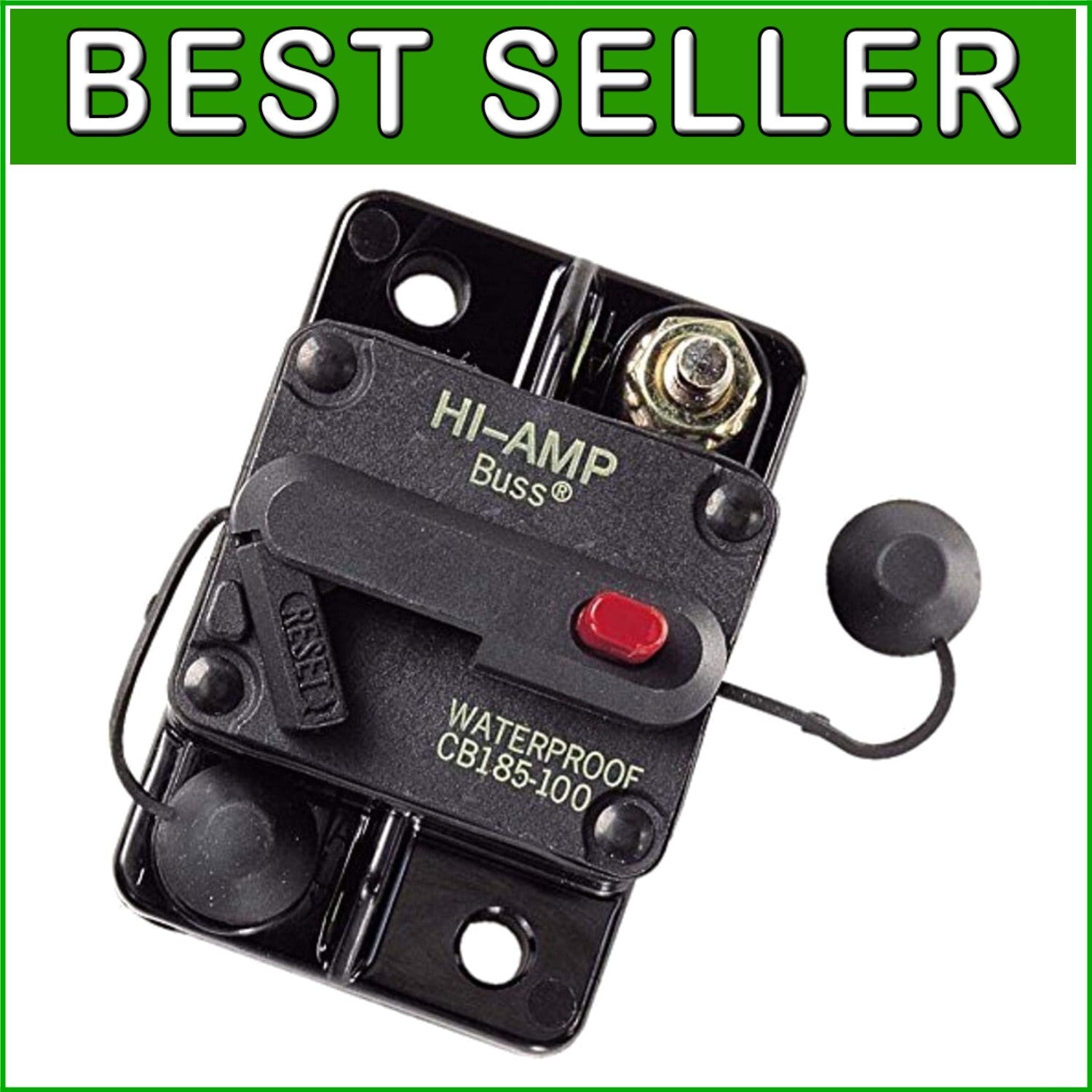 Heavy-Duty 100 Amp Circuit Breaker - Type III Waterproof with Master Disconnect