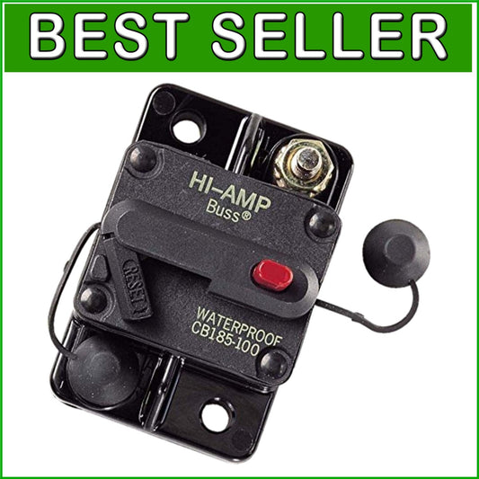 Heavy-Duty 100 Amp Circuit Breaker - Type III Waterproof with Master Disconnect