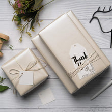 Load image into Gallery viewer, High-Quality Matte Wrapping Paper Roll - Off White Pearl Finish for Celebrations